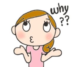 Mother is hard. Many questions sticker #9680527