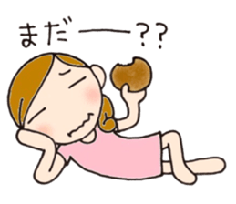 Mother is hard. Many questions sticker #9680542