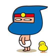 Diaper ninja sticker #9680911