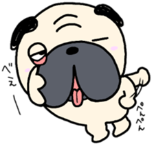 pugggggggg sticker #9681036