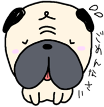 pugggggggg sticker #9681044