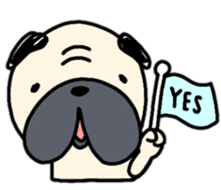 pugggggggg sticker #9681045
