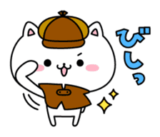 Daily cat detective sticker #9681415