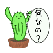 Question full of cactus sticker #9681513
