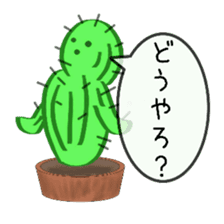 Question full of cactus sticker #9681521