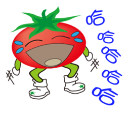 Boy tomato sticker #9681962