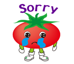 Boy tomato sticker #9681965
