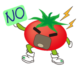 Boy tomato sticker #9681966