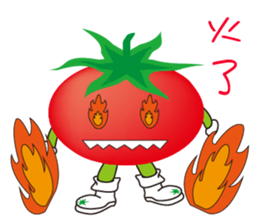Boy tomato sticker #9681967