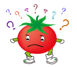 Boy tomato sticker #9681969