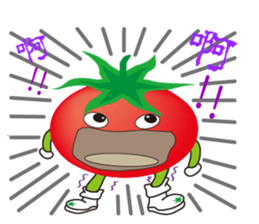 Boy tomato sticker #9681970