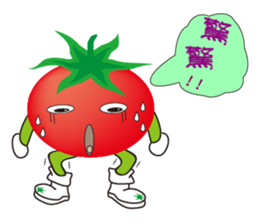 Boy tomato sticker #9681978