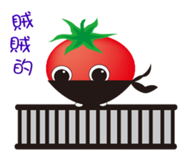 Boy tomato sticker #9681979