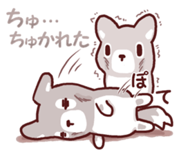 Warm fuzzy dog 2 sticker #9682618