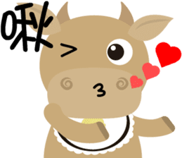 Wow " Cow " sticker #9682846