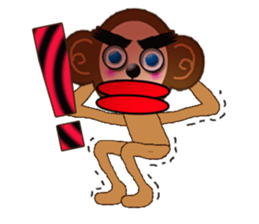PRISCILLA!monkeys2-1 sticker #9683011