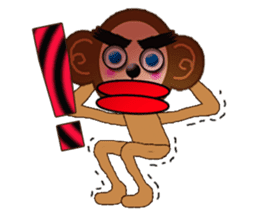 PRISCILLA!monkeys2-1 sticker #9683011