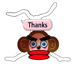 PRISCILLA!monkeys2-1 sticker #9683019