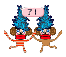 PRISCILLA!monkeys2-1 sticker #9683020