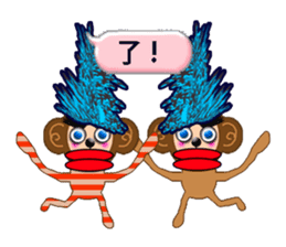 PRISCILLA!monkeys2-1 sticker #9683020