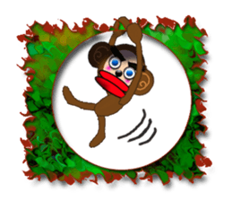 PRISCILLA!monkeys2-1 sticker #9683024