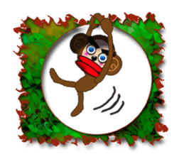 PRISCILLA!monkeys2-1 sticker #9683024