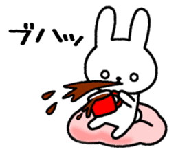 Frequently used reactions Rabbit sticker #9683753