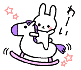 Frequently used reactions Rabbit sticker #9683756