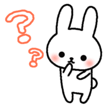 Frequently used reactions Rabbit sticker #9683768