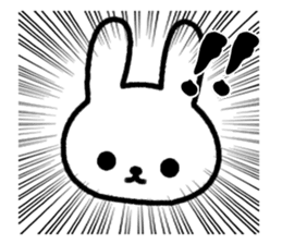 Frequently used reactions Rabbit sticker #9683770