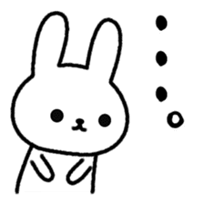 Frequently used reactions Rabbit sticker #9683783