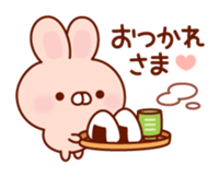 Rabbit to snuggle up to sticker #9684348