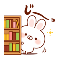 Rabbit to snuggle up to sticker #9684356