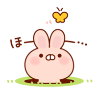 Rabbit to snuggle up to sticker #9684360