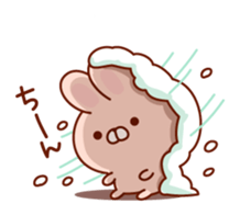 Rabbit to snuggle up to sticker #9684364