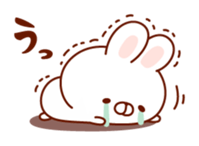 Rabbit to snuggle up to sticker #9684365