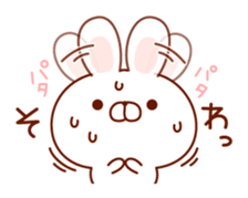 Rabbit to snuggle up to sticker #9684380
