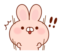 Rabbit to snuggle up to sticker #9684381