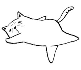 Hysterical Cat sticker #9684784