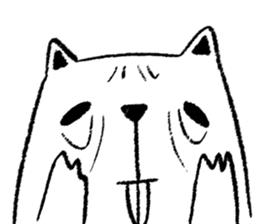 Hysterical Cat sticker #9684787