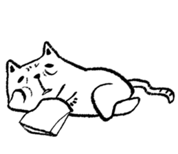 Hysterical Cat sticker #9684789