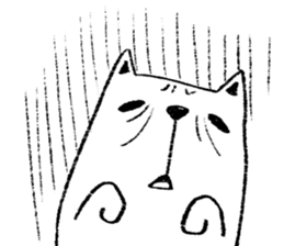 Hysterical Cat sticker #9684793