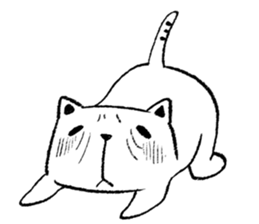 Hysterical Cat sticker #9684798