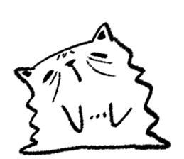 Hysterical Cat sticker #9684799