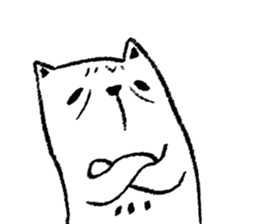 Hysterical Cat sticker #9684801