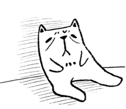 Hysterical Cat sticker #9684803