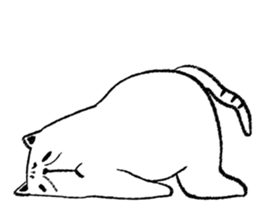 Hysterical Cat sticker #9684806