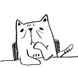 Hysterical Cat sticker #9684810