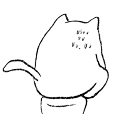 Hysterical Cat sticker #9684811