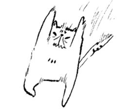 Hysterical Cat sticker #9684813